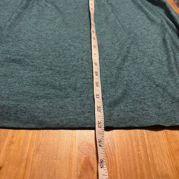 VTG Chofflet Prestige Paris Womens Green Mink Wool Blend Maxi Dress w Belt Sz 9 - Picture 13 of 14